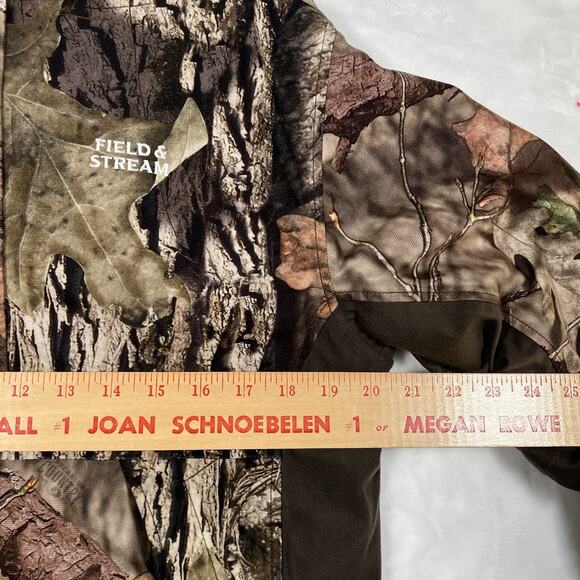 Youth Lg Field&Stream Mossy Oak Break Up Country Camo Jacket W/Hood - Picture 14 of 14